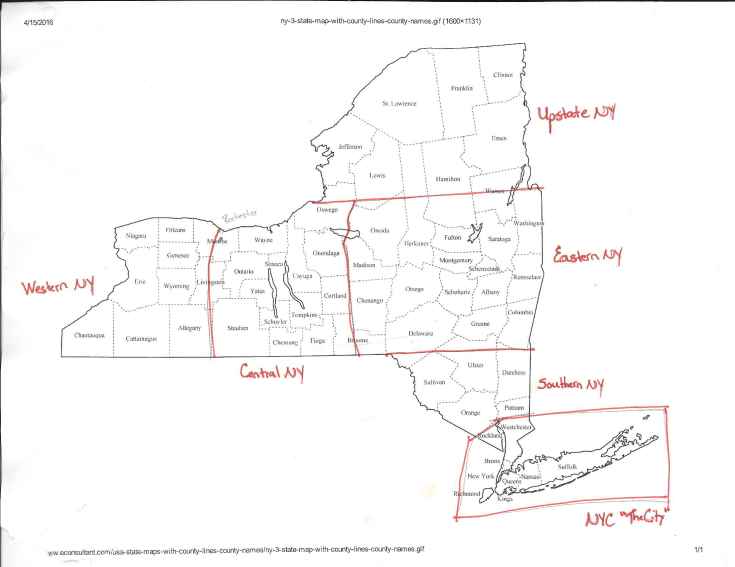 See? Everything north of NYC is not Upstate New York
